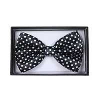 Black And White Adult Bow Tie