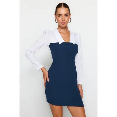 Woman Mini Bodycone Fitted Woven Dresses
