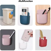 Remote Controls Holders Storage Box, Wall Mounted Phone Holder For Home Office
