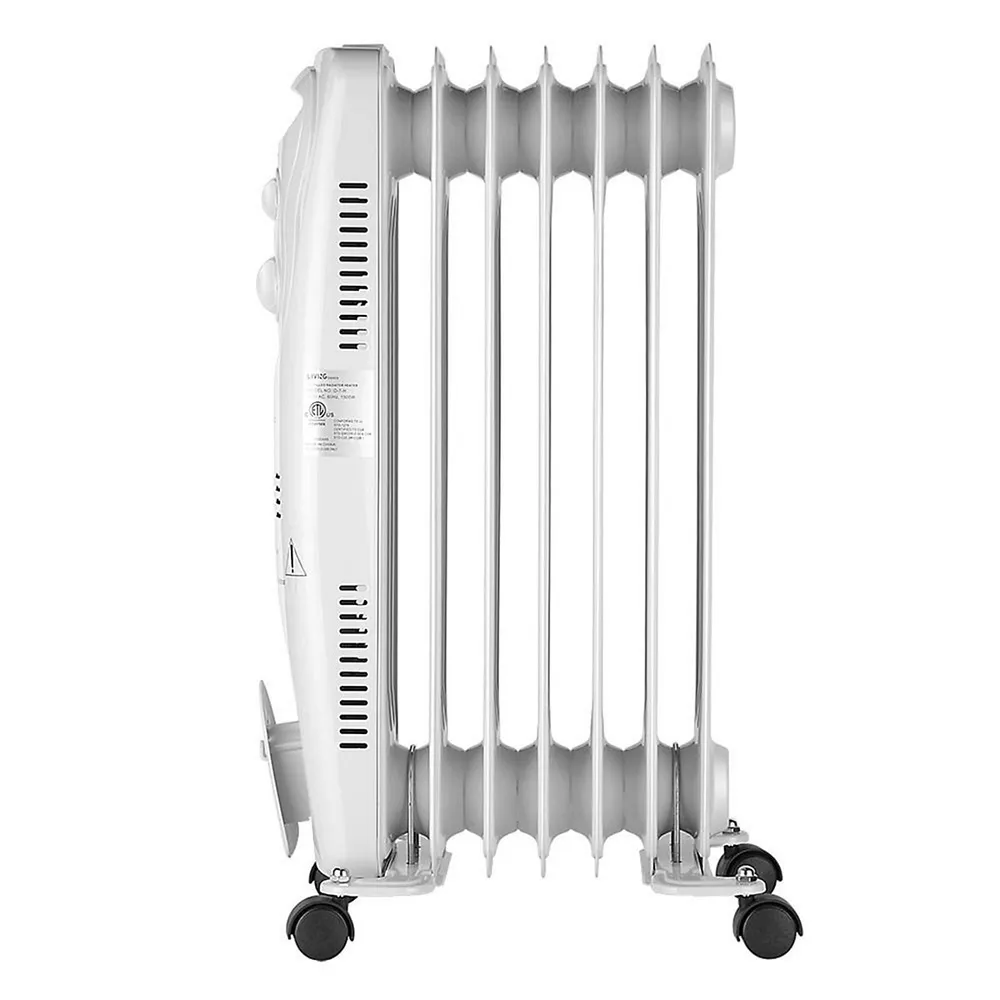 LIVINGbasics Portable Oil Filled Radiator Heater, Electric Space Heater, 3  Modes (600w/900w/1500w) | Southcentre Mall