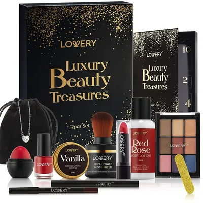 12 Days Luxury Beauty Advent Calendar, 22-pc. Makeup & Skincare Gift Set