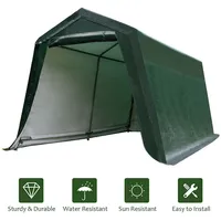 10'x10' Patio Tent Carport Storage Shelter Shed Car Canopy Heavy Duty Green