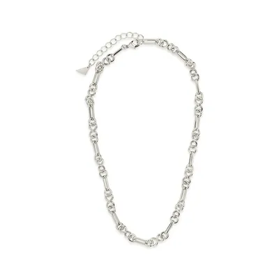 Infinity & Oval Link Chain Necklace Necklace Sterling Forever