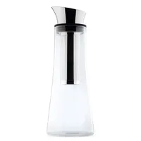 1l Glass Fridge Carafe With Stainless Steel Tea Filter