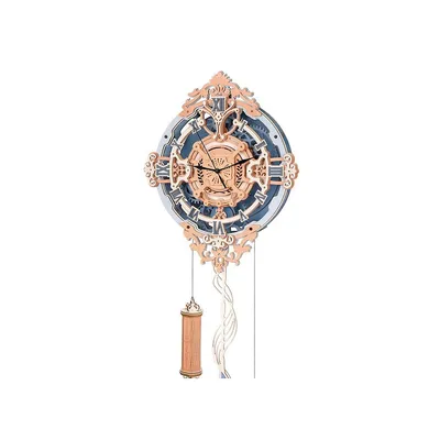 Romantic Notes Wall Clock With Precise Quartz Movement And An Adjustable Calendar, 231 Pieces, Set Dates By Manually Rotating Gear