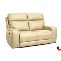 Arlo 64.2" Power Reclining Loveseat With Headrest Leather Match