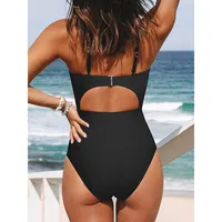 Women's Tunneled Cut-out One Piece Swimsuit