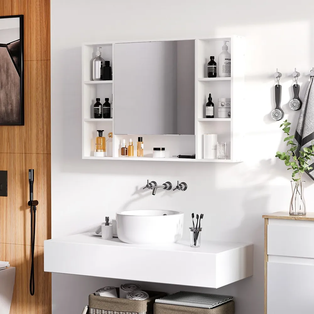Wall Mounted Medicine Cabinet With Mirror