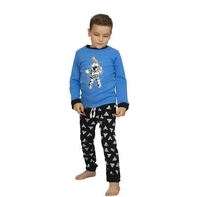 Space Boys 100% Soft Cotton Pyjama Set For Ultimate Comfort