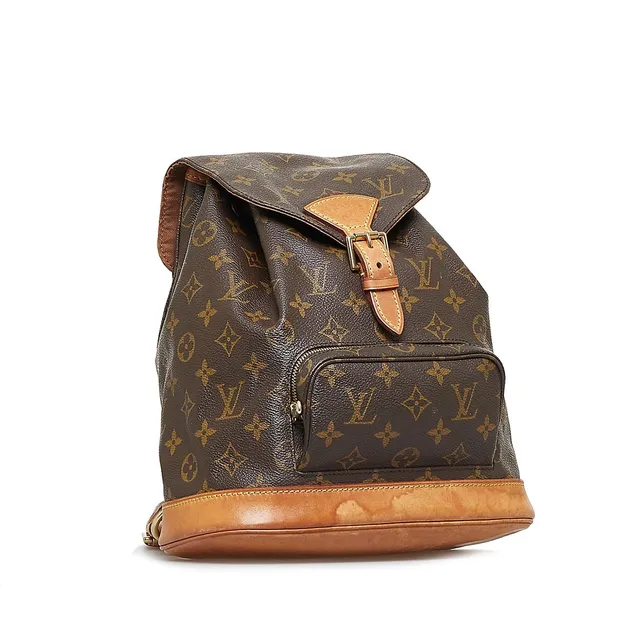 Louis Vuitton Vintage 90s LV Monogram Canvas Montsouris MM Backpack Bag