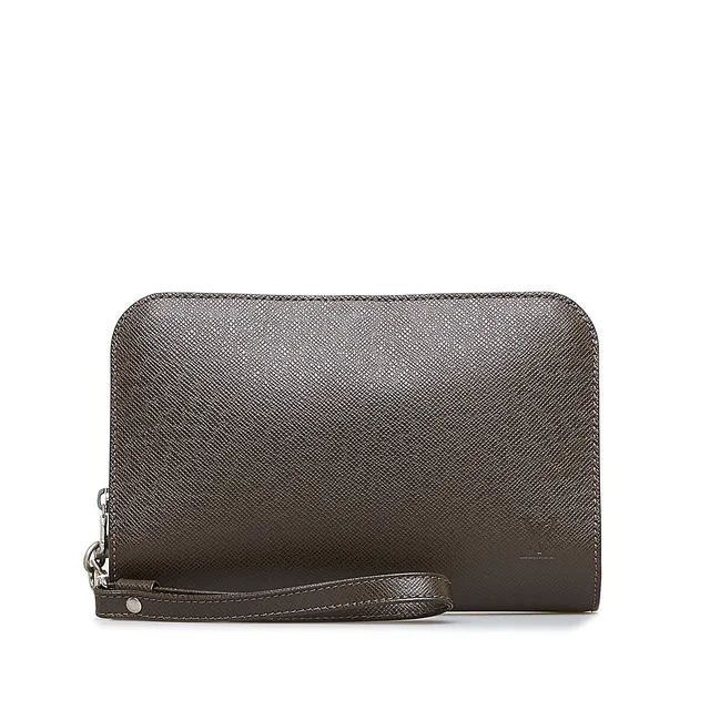 Louis Vuitton Pre-loved Taiga Baikal Clutch Bag