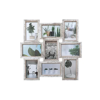 Mdf Collage Frame With Sequin (9 - 4x6)