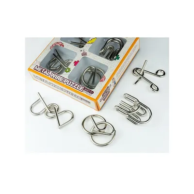 Metal Wire Puzzle Twister Puzzle Set Of 4