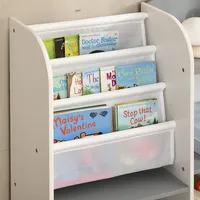 Kids Toy Storage Organizer Shelf, Children Bookshelf, Grey