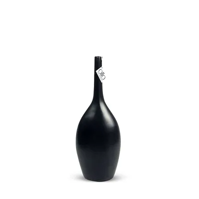 Bottle Ceramic Short Vase 16 In. Height