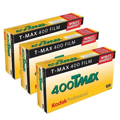 3x Kodak 856 8214 Professional 400 Tmax Black White 400 Negative Film 5-roll