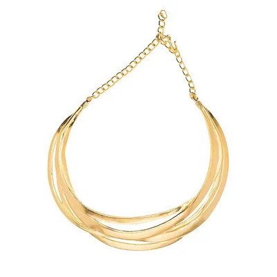 Gold Cut-Out Necklace