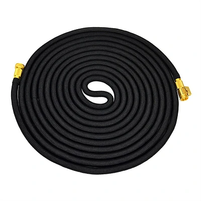 100FT Garden Hose with 3/4" Solid Brass Connector, Garden Hose Reels for Hose Reel Lead-in Water Softener
