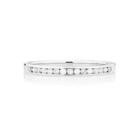 Wedding Band With / Carat Tw Of Diamonds In 14kt White Gold