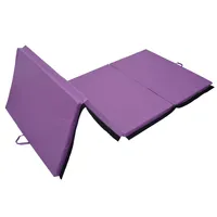 4’ X 10‘ Pu Leather Gymnastics Mat Purple
