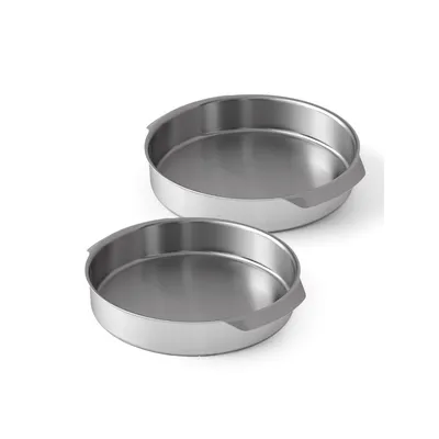 10-inch Tri-ply Clad Stainless Steel Cake Pan