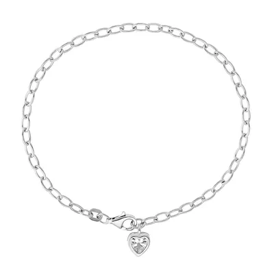 Bracelet For Women, Silver 925 | Heart