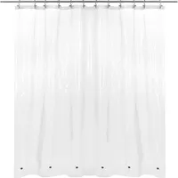 Shower Curtain Liner Heavy Duty PEVA Plastic Shower Curtain For Bathroom