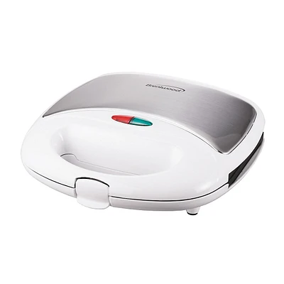Brentwood Ts-242 Non-stick Dual Waffle Maker, White