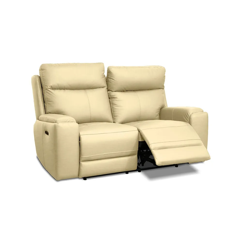 Arlo 64.2" Power Reclining Loveseat With Headrest Leather Match