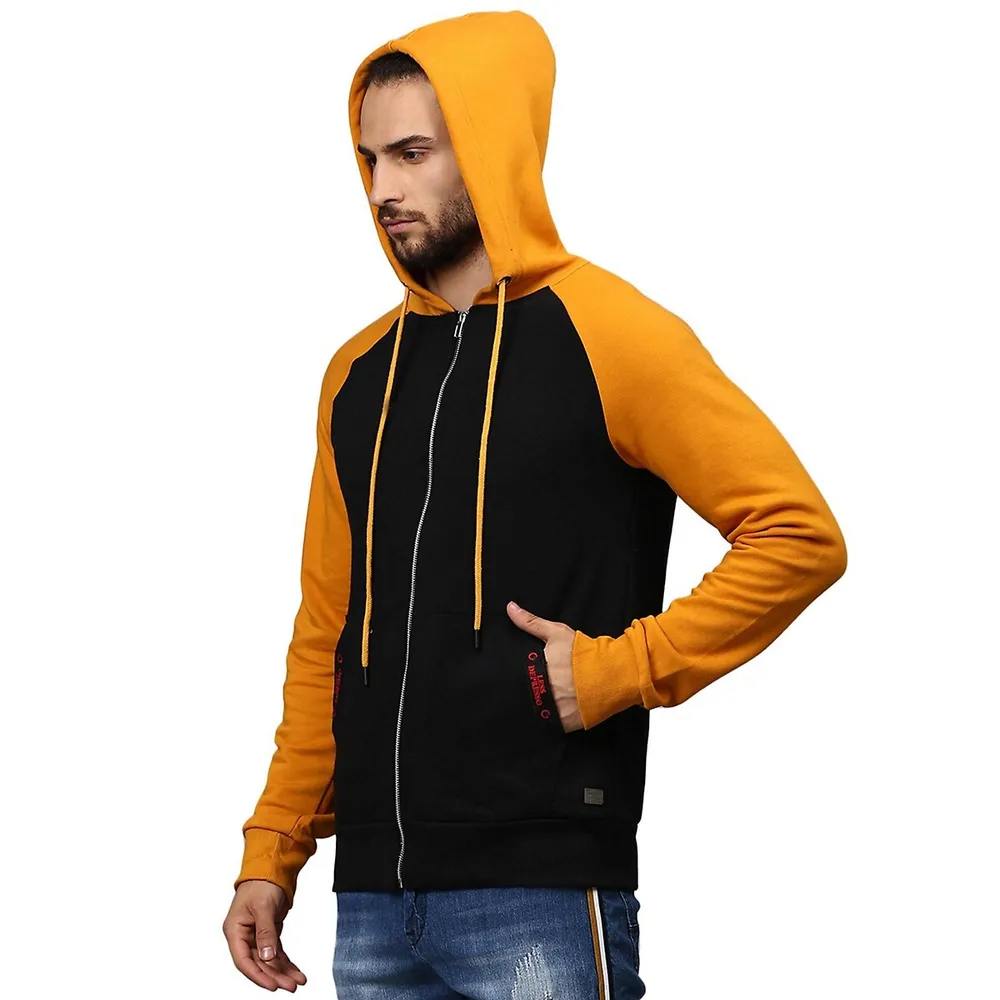 Yellow Raglan Hoodie