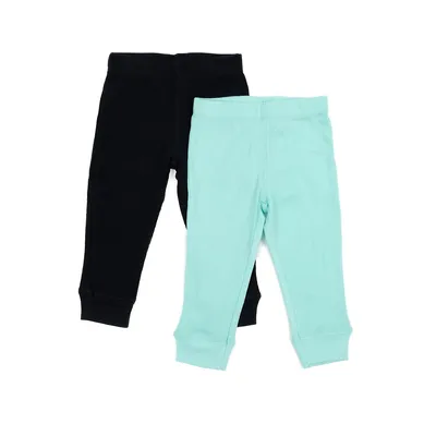 Baby Navy Crawling Pant And Colored Legging