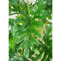 Faux Botanical Philodendron In Green 38 In. Height