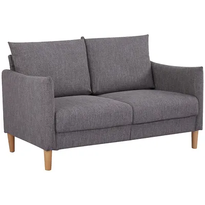 54" Modern Upholstered Loveseat Sofa
