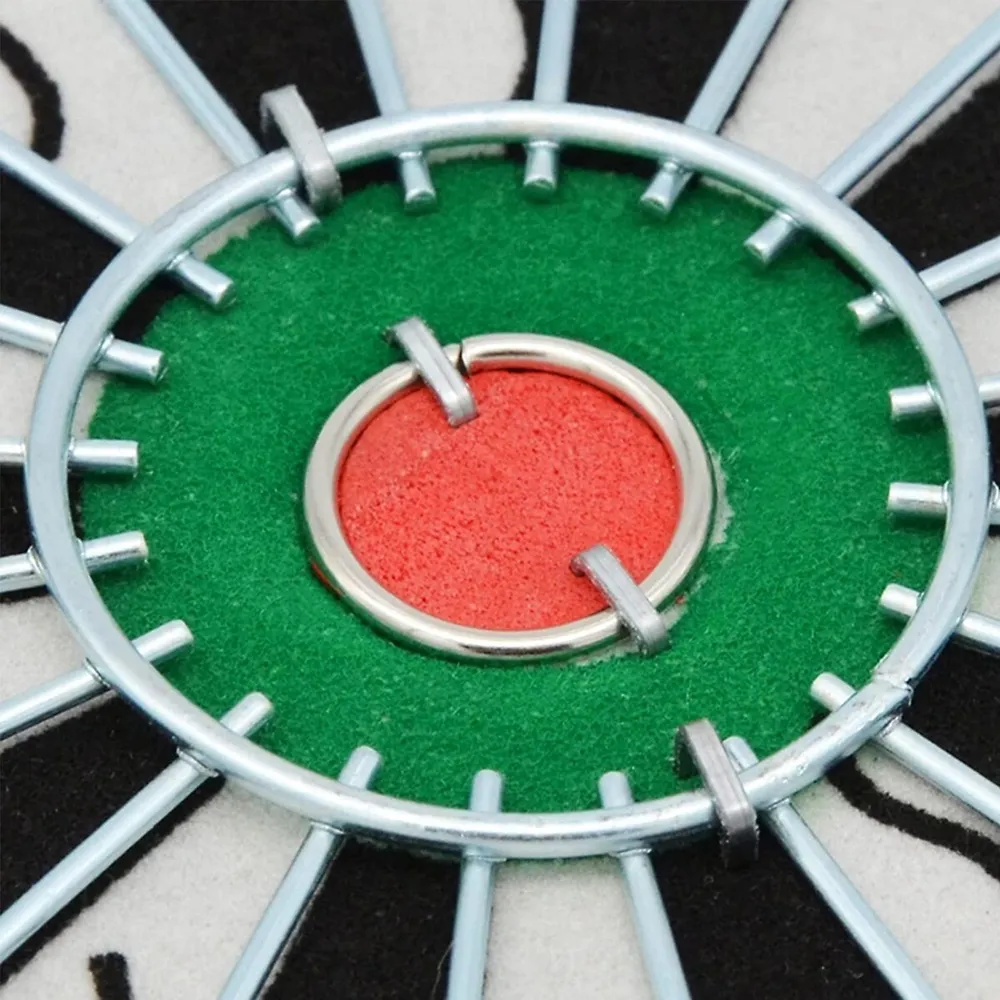 17-inch Double-sided Flocking Dartboard With Six Darts