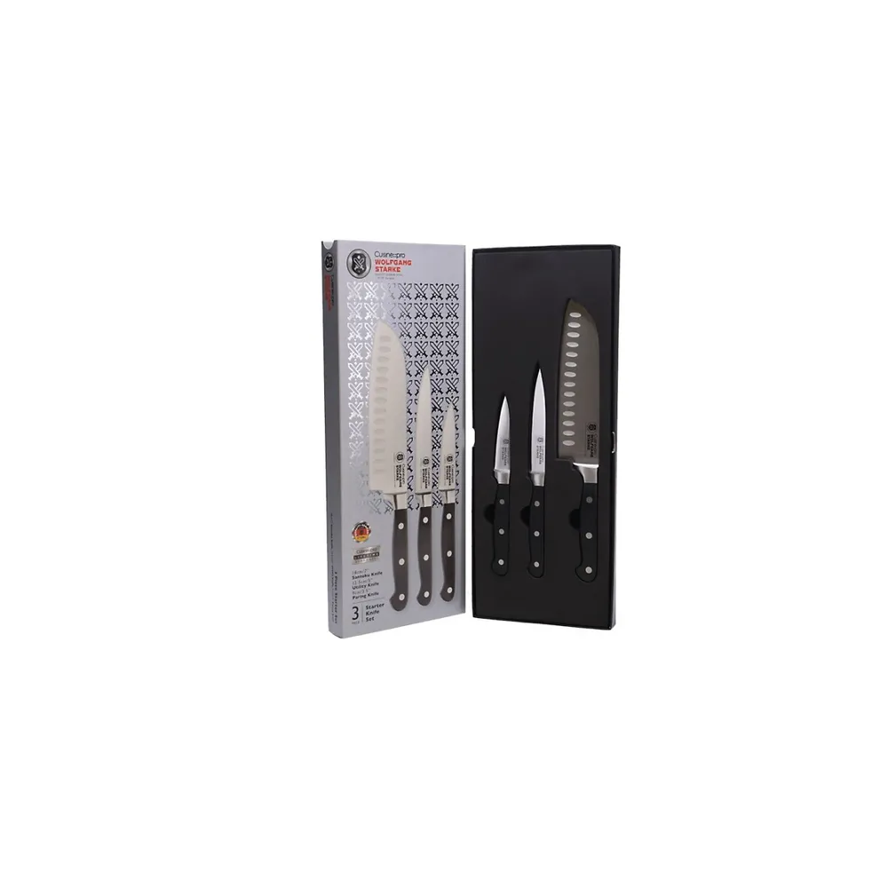 WOLFGANG STARKE 3-Piece Stainless Steel Starter Knife Set