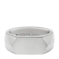 Men's All Stacked Up Stainless Steel Signet Ring
