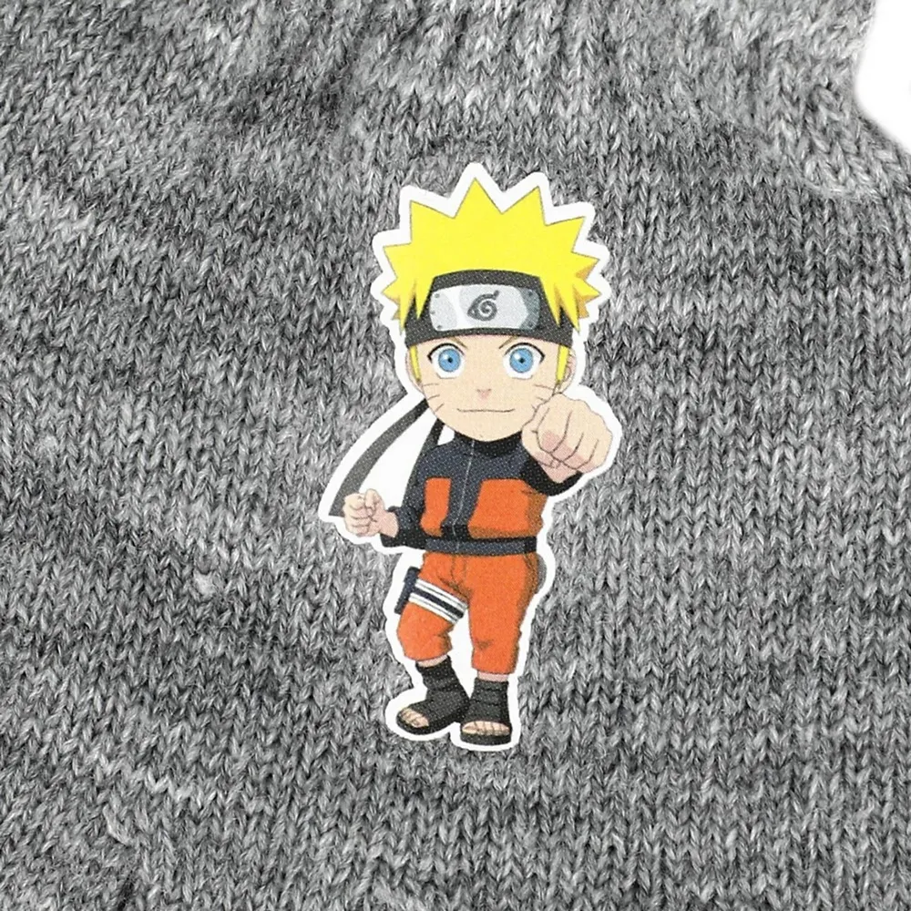 Naruto Uzumaki 9 Kids Hat And Gloves Set
