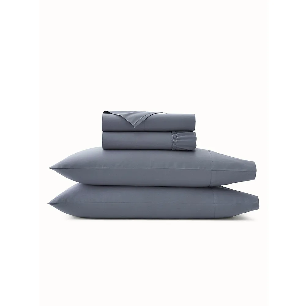 Boll & Branch Signature Hemmed Duvet Set, King/California King - Pewter