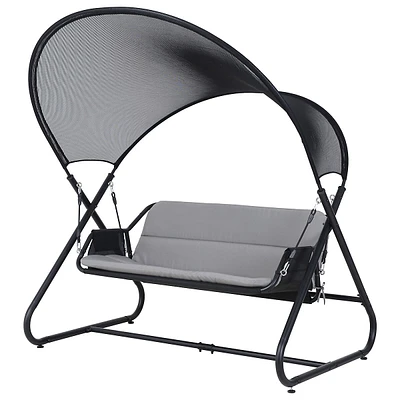 Outdoor Patio Swing Chair With Canopy