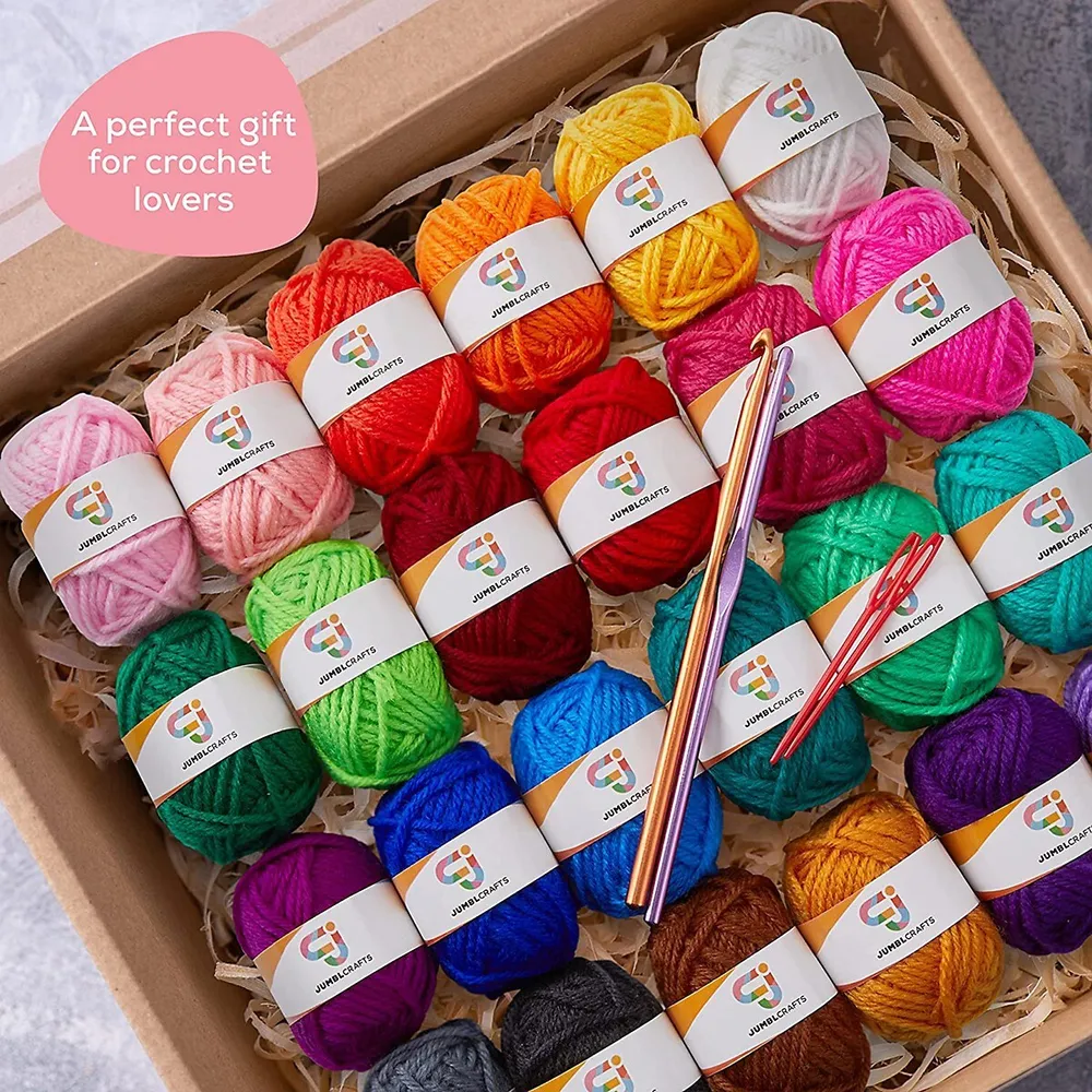 Jumblcrafts 40 Color Thread Embroidery Kit 40 Colored Spools Of