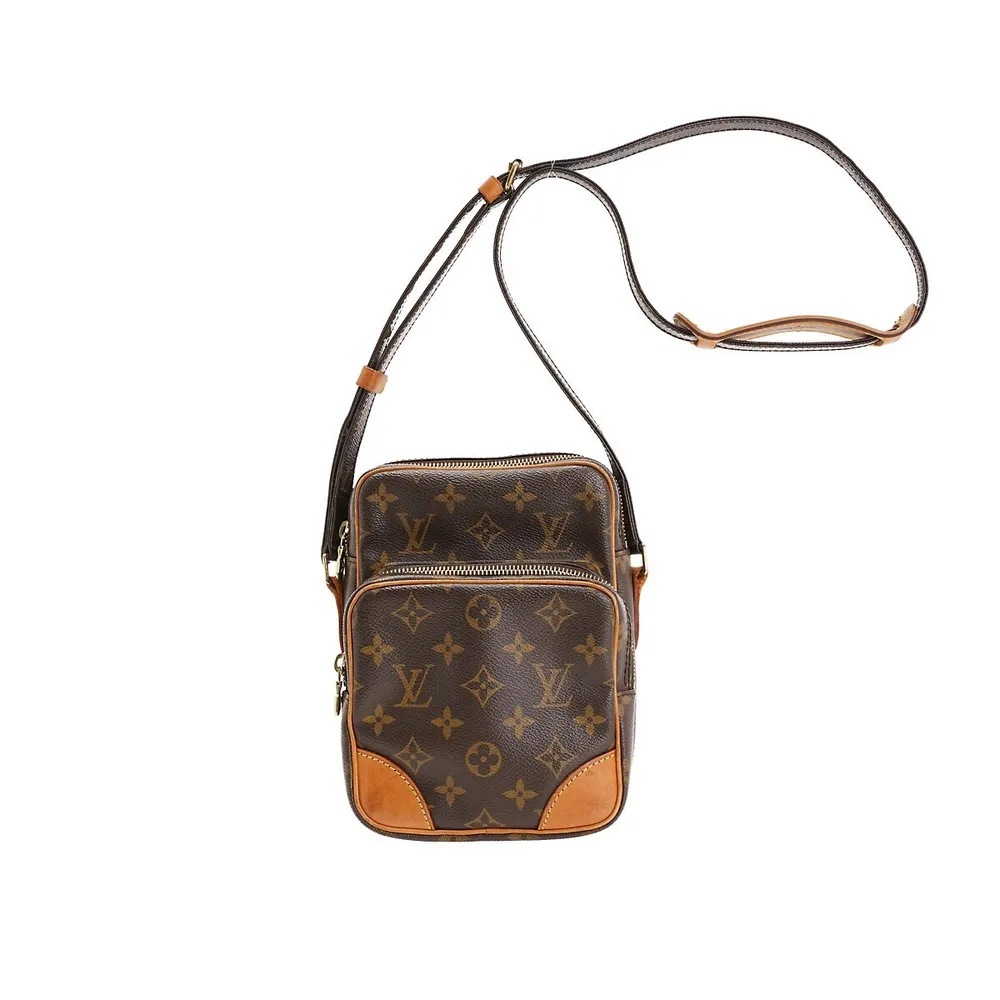 Pre-owned Louis Vuitton Tambourin Vintage Leather Handbag In Brown