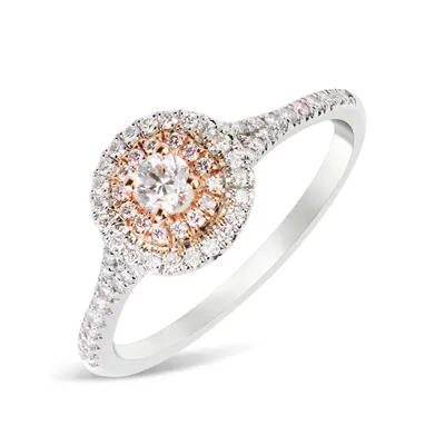Canadian Dreams 14k White Gold .70ctw Diamond Engagement Ring