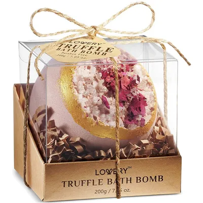 Truffle Handmade Bath Bomb, 7oz Body Care Bubble Spa Ball
