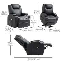 Power Lift Recliner For Elderly Leather Recliner Chair