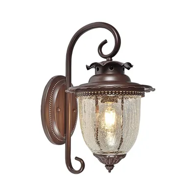 Outdoor Wall Light, 16.5'' Height, From The Dorchester Collection, Brown
