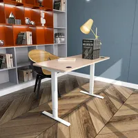 48" Universal Tabletop For Standard & Sit To Stand Desk Frame Walnutnatural