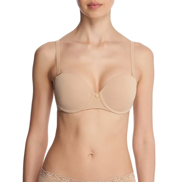 Natori Women's Pure Luxe Strapless Contour Underwire Bra With