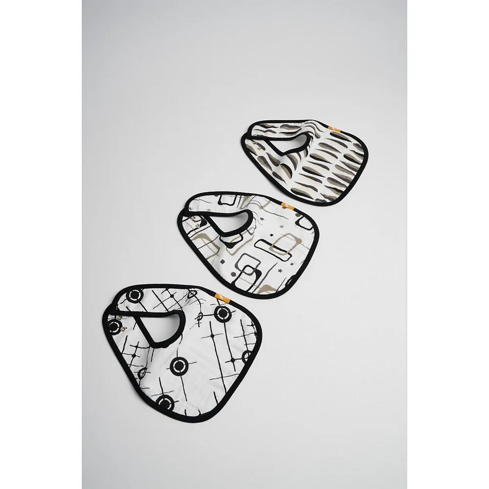 Baby Bibs 3 Pack | Certifed Fairtrade And Gots Organic Cotton