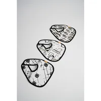 Baby Bibs 3 Pack | Certifed Fairtrade And Gots Organic Cotton