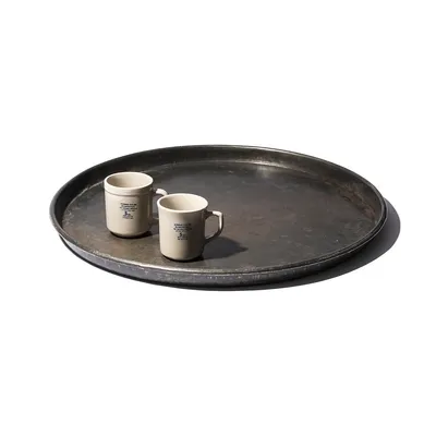 Vintage Large Round Tray